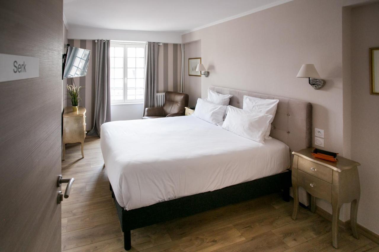 Le Cotentin Appart'Hotels & Restaurant Le Cot' Portbail Εξωτερικό φωτογραφία